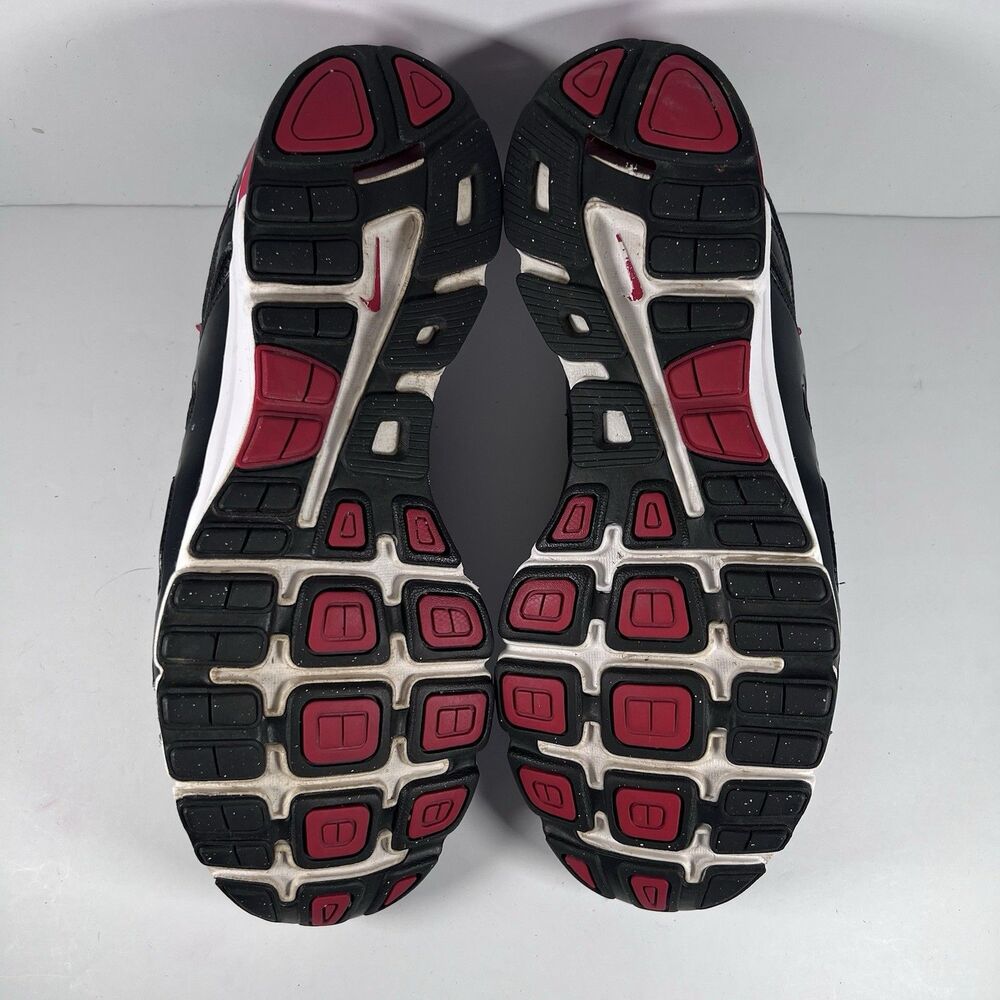 Nike Reax Rocket Lace Up Athletic Shoes Sneakers Black/Red 2010 Men's Size 9 - Picture 7 of 8